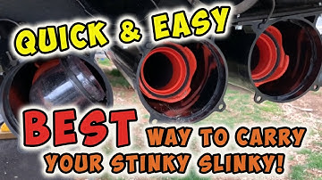 The BEST Way to Carry Your Sewer Hose! - Stinky Slinky Tube - RV Sewer Hose Storage - Valterra