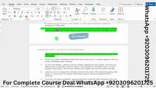 Illustrated Excel 2019 | Module 6: End of Module Project 1 | IL_EX19_EOM6-1 | Quinn Retail Services