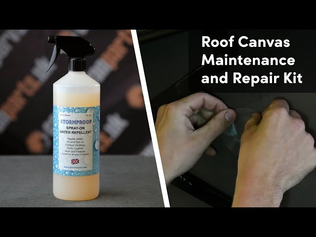 Showcase: Roof Canvas Maintenance & Repair Kit 