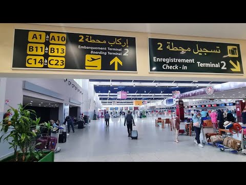 اجراءات وخطوات السفر بمطار محمد الخامس بالطائرة لأول مرة الجزء 2