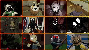 EVERY PIGGY THE DECAY & DELIRIUM & SEASON 8 JUMPSCARES!