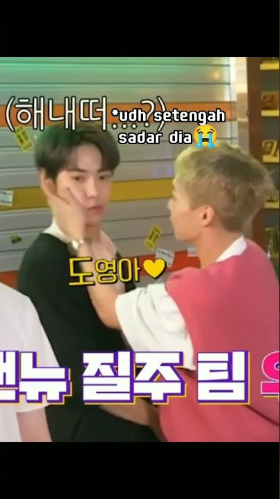 kalok udah mabuk aegyo nya Doyoung keluar😊