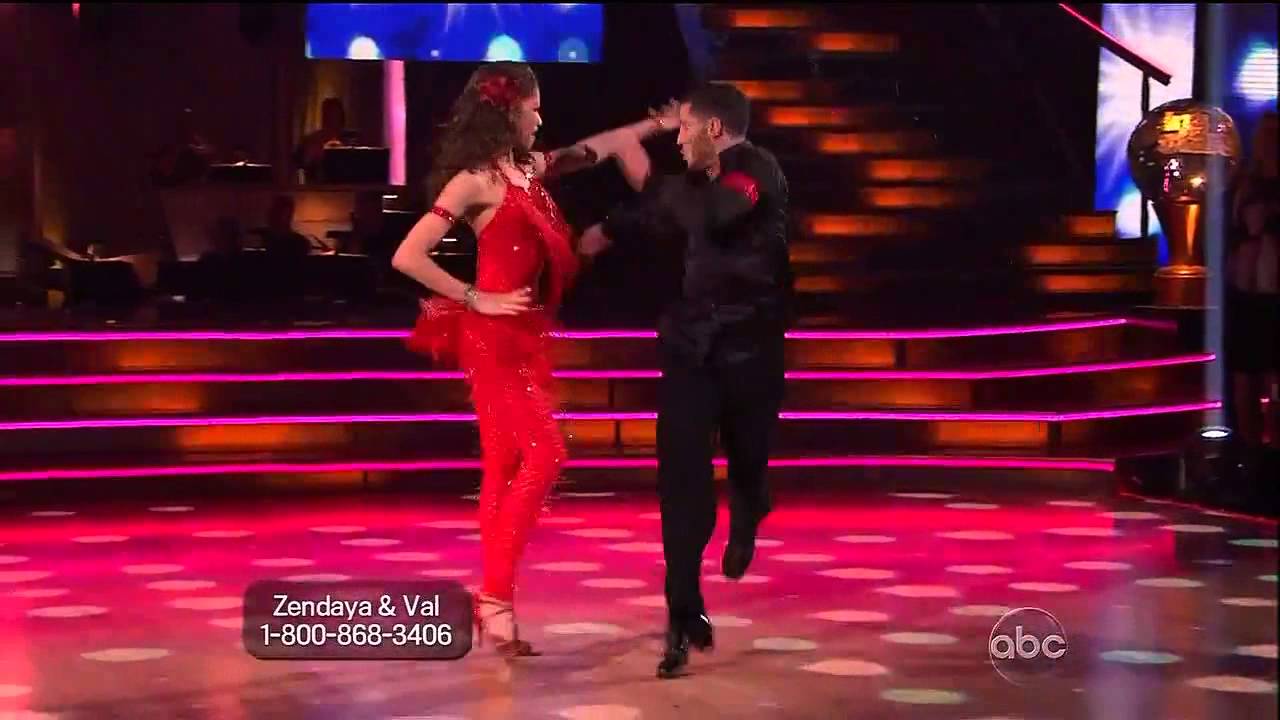 Zendaya & Val DWTS Week 10 - Samba - YouTube