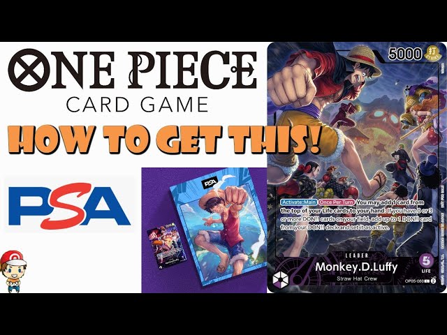 How to Get the Stunning PSA Monkey D Luffy Card! Best One Piece
