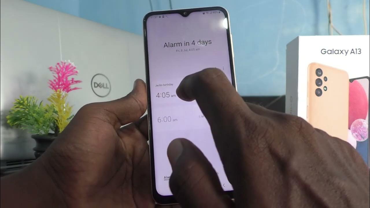 How to change alarm sound in Samsung Galaxy A13 YouTube