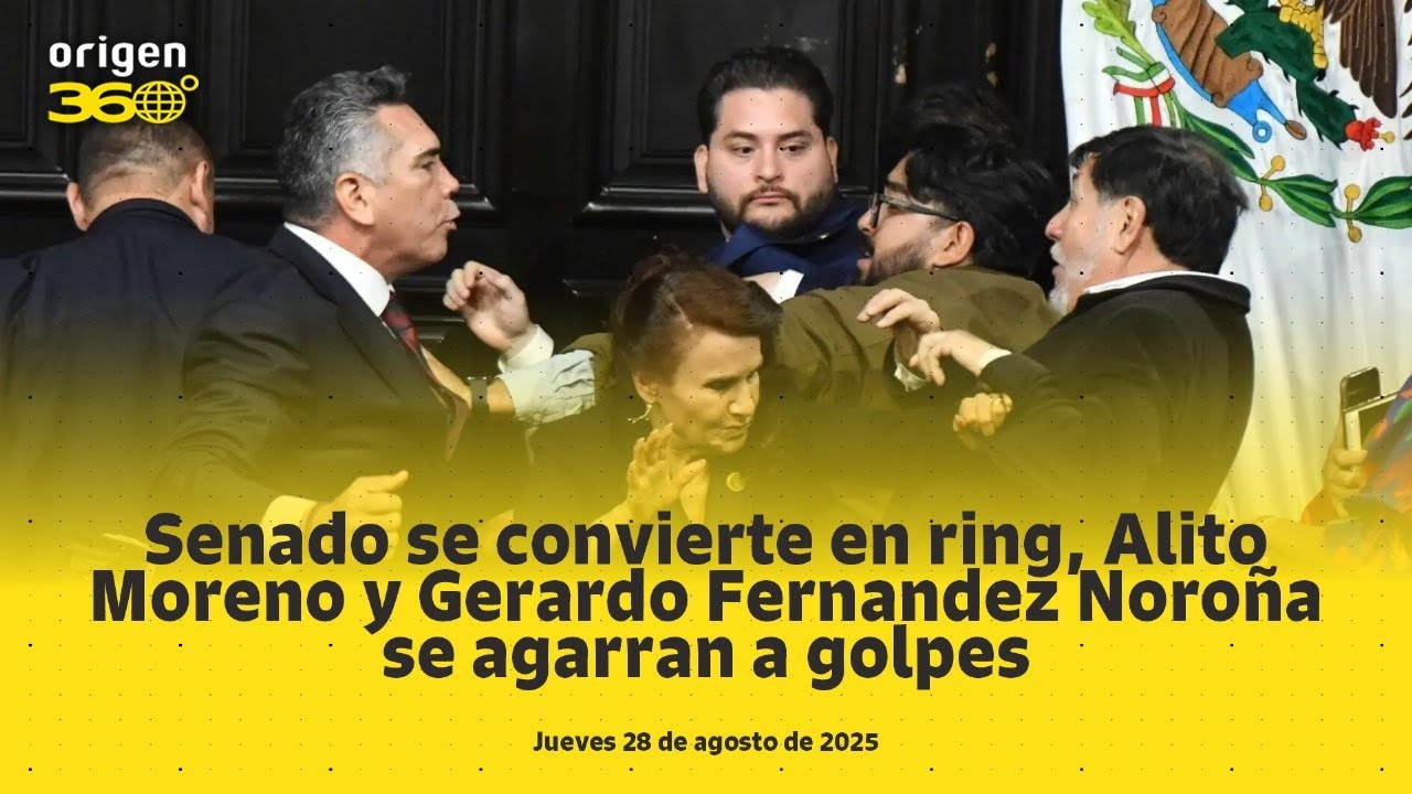 En Vivo | Senado se convierte en ring, Alito Moreno y Gerardo Fernandez Noroña se agarran a golpes