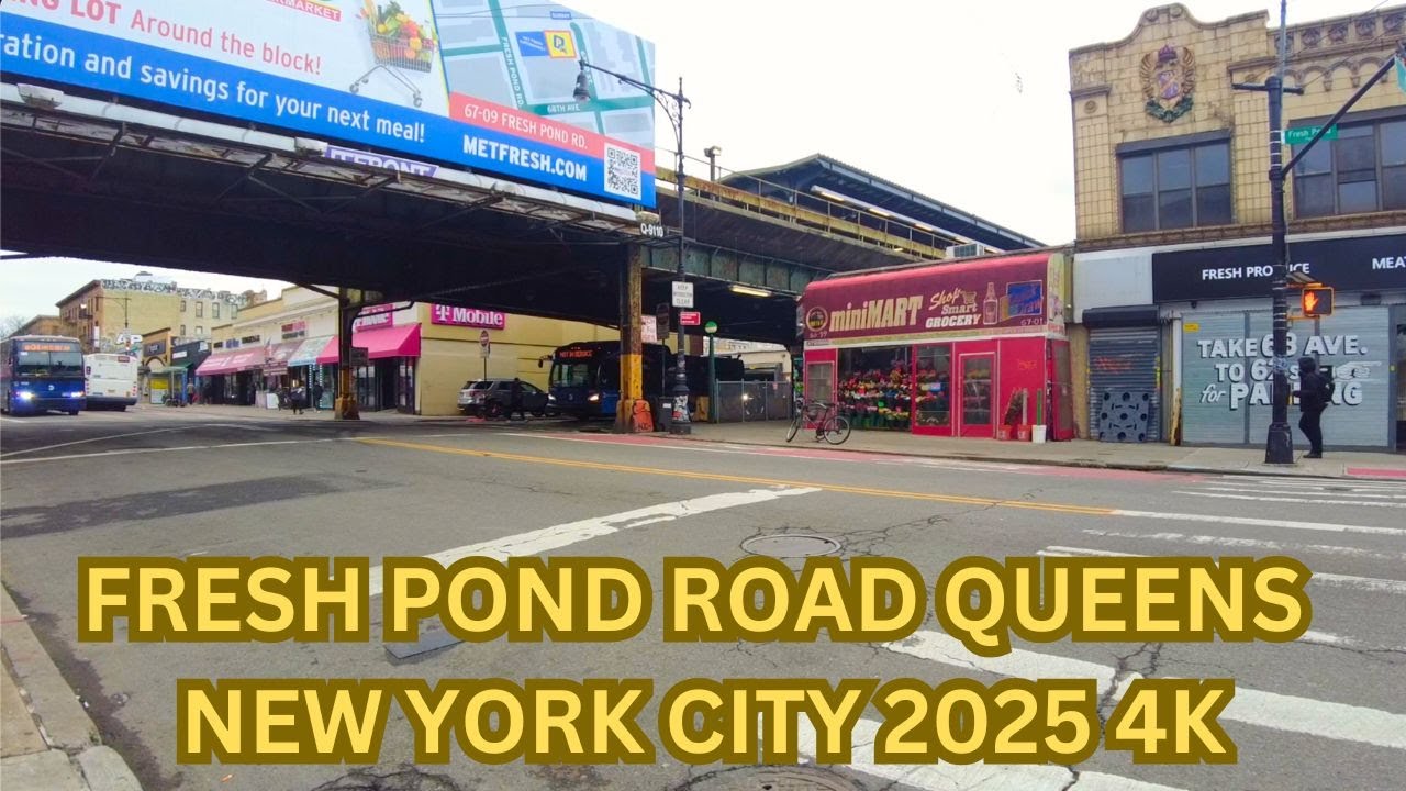 Life in Fresh Pond Road, Queens. 2025 New York City Walking Tour 4K ...