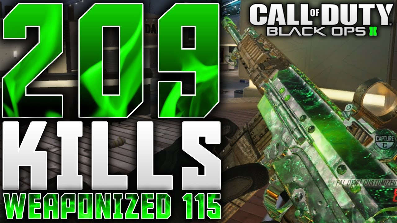 BO2 2095 w/WEAPONIZED 115 CAMO ON PLAZA! (New DLC Camo WEAPONIZED 115