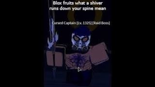 Blox fruits what a shiver runs down your spine means
