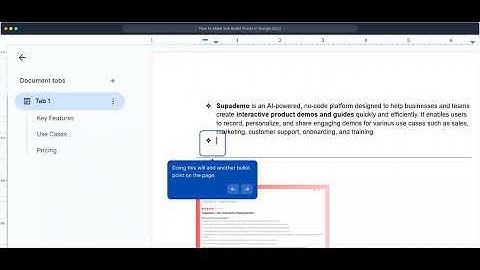 How to Make Sub Bullet Points in Google Docs