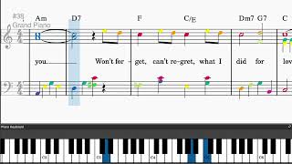 What I Did For Love by Marvin Hamlisch - Easy piano tutorials with sheetmusic