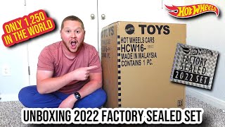 Unboxing Hot Wheels Factory Sealed 2022 Set. 1 of 1,250