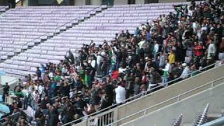 Fans of Stade Tunisien against CSHL on 24/01/2009