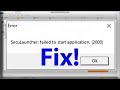 SecuLauncher failed to start application 2000 Fix 2026