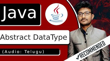 What is abstract data type? in Telugu (Data Structures in Telugu)