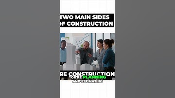 Construction Careers: Field vs. Pre-Construction Explained #shorts
