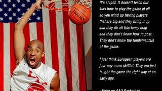 Kobe Bryant Hates AAU BASKETBALL