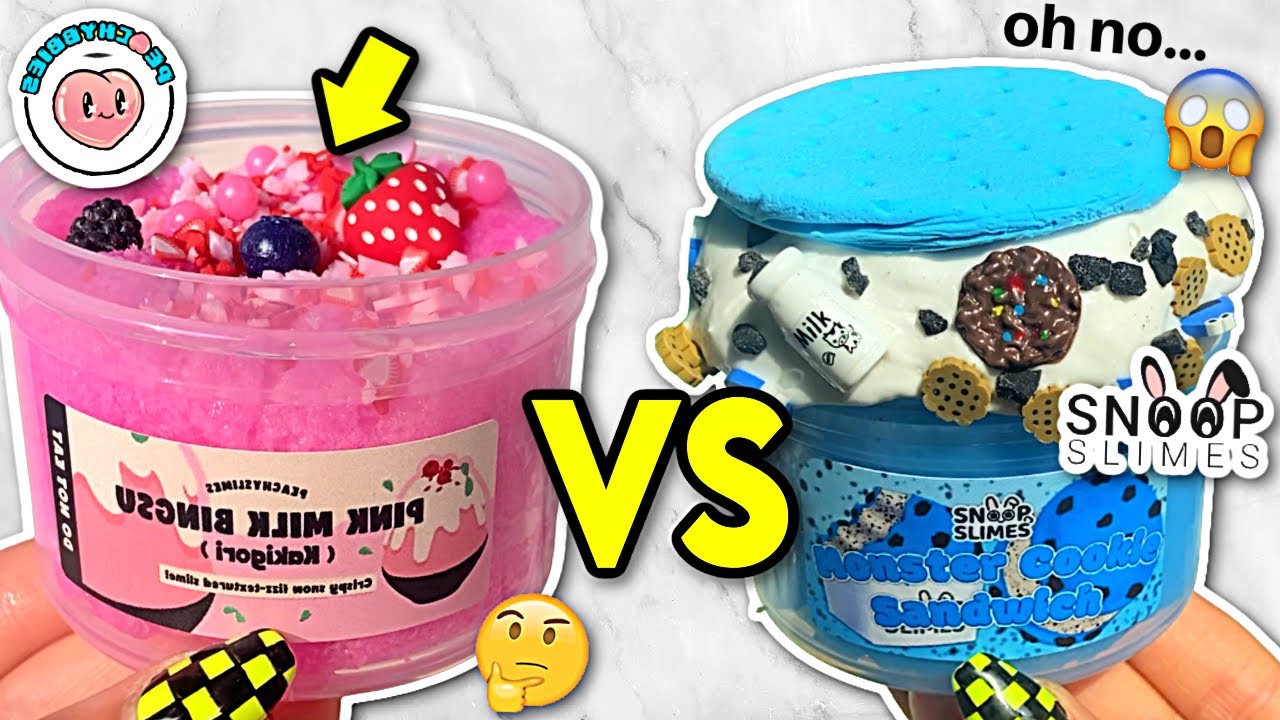 100 HONEST PEACHYBBIES VS SNOOPS SLIMES REVIEW!!! *who will win