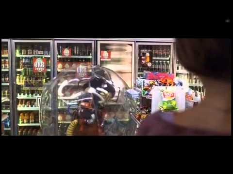 Bubble Boy borrows a beer