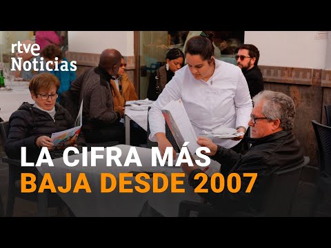 PARO: ESPAÑA cierra el AÑO con DATOS RÉCORD: 20,84 MILLONES de AFILIADOS y 2,71 SIN TRABAJO| RTVE