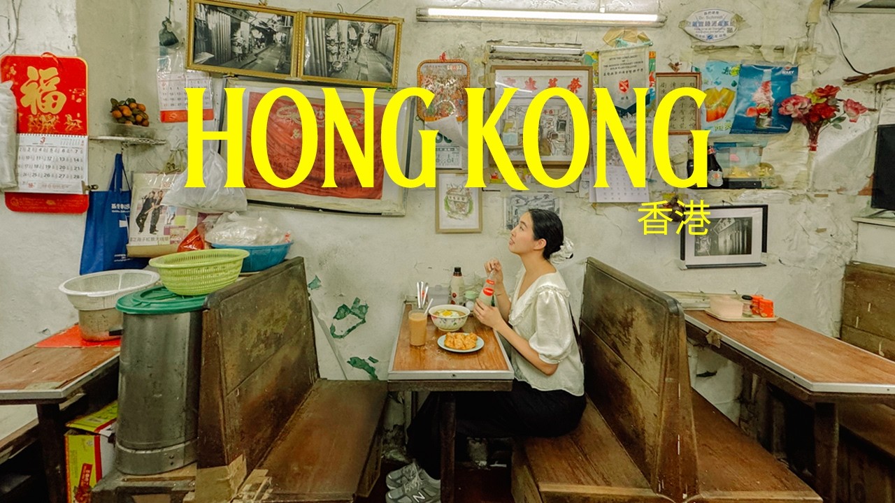 hong kong | vintage cafe, baking, japan souvenir haul - YouTube