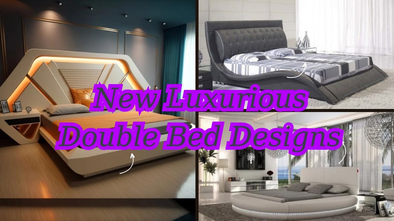 New Luxurious Double Bed Designs Modern Smart Bed Design Unique 