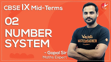 Number System - 2 | CBSE Class 9 Maths Mid-Term Revision | Chapter 1 | CBSE NCERT Questions