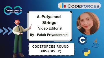 A. Petya and Strings | Codeforces beta Round 85 (Div. 2) | Codeforces | DCC NIT-A