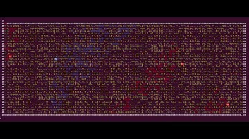 Advent of Code 2022 day 24 looping animation