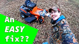 Why won't it crank? Free Zero Turn has electrical problems... Husqvarna Z246 Part 2 | Garage Story