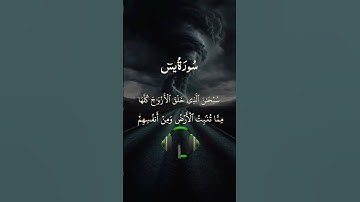 سورة يس #تلاوة_خاشعة #تلاوة_تصعد_بك_لعنان_السماء #ارحموا_من_في_الارض_يرحمكم_من_في_السماء #viral #vir