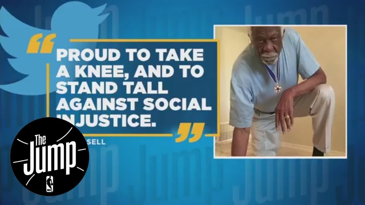 Bill Russell takes knee to fight social injustice | The Jump | ESPN