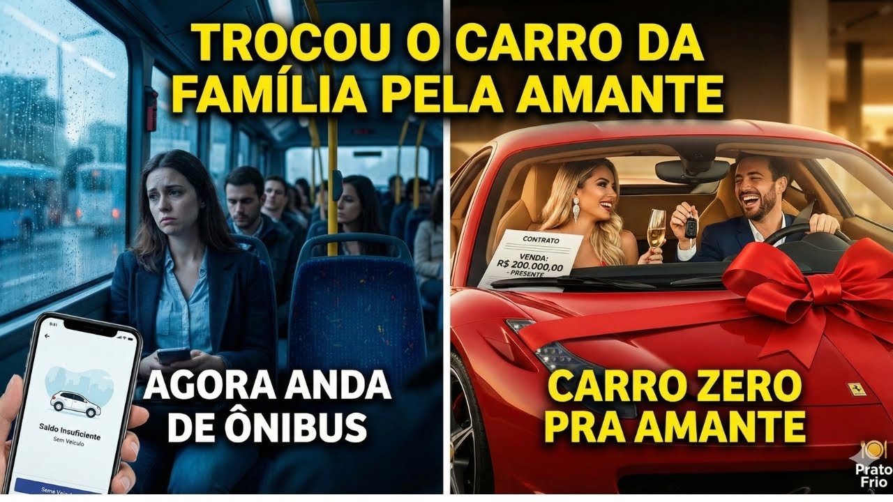 Trocou o Carro da Família pela AMANTE — Agora Anda de ÔNIBUS!