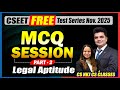 CSEET: Legal Aptitude Test No.-2 | Nov. 2025 Attempt | Contact: 9013878840 #testseries