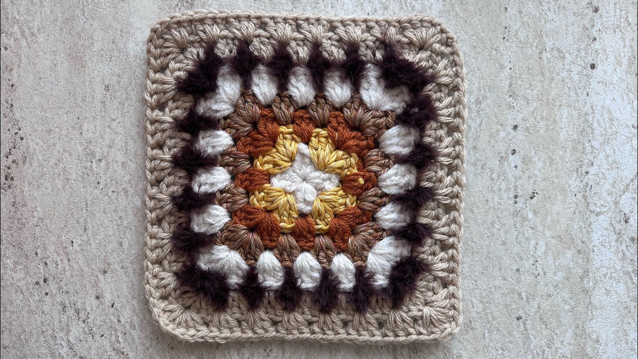 DETAILED EXPLANATION SQUARE PIECE !! HER ALANDA KULLANABİLECEĞİNİZ KARE MOTİF 🧶 #knitting 