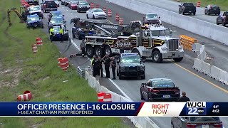 Major backup on I-16