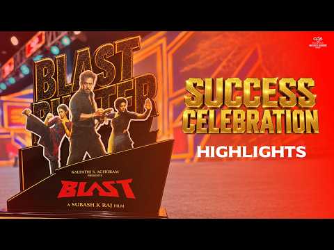 Therikka #BlastSuccessCelebration! Heartfelt thanks for all your love on #Blast ❤️