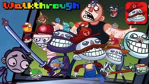 All Levels And All Fails Troll Face Quest Video Games