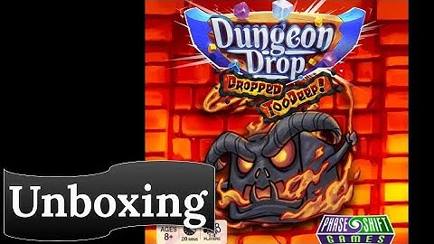 Dungeon Drop: Dropped Too Deep - Unboxing