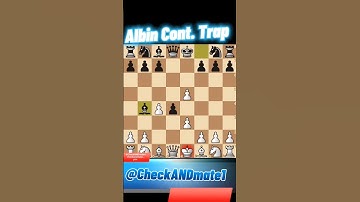 Albin counter Gambit trap...