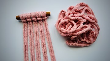 AMAZING Macrame HEART - Simple Macrame Tutorial - DIY Macrame