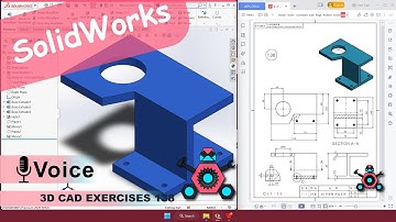 SolidWorks | 3D CAD EXERCISES 138 | StudyCadCam | Solution Tutorial |