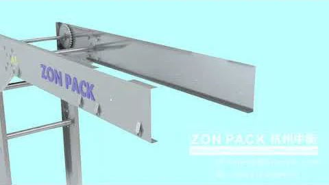 3D installation video of ZONPACK Z Shape Bucket Conveyor