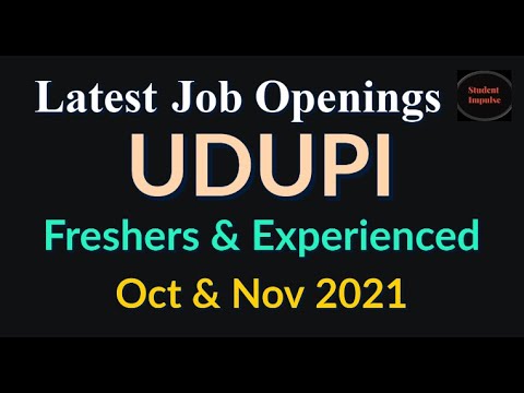 udupi jobs | udupi job vacancy | tulunadu jobs in udupi | jobs in udupi manipal | Oct Nov 2021