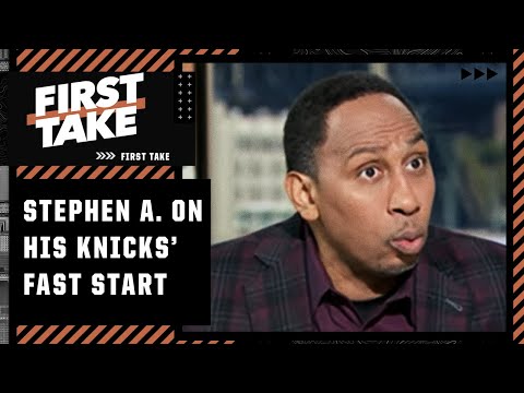 Stephen A. is 'cautiously optimistic' about his 3-1 Knicks 😏 | First Take