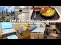 Productive STUDY VLOG, Unit test prep, math, physics, and chemistry, tasty food, mid-term marks