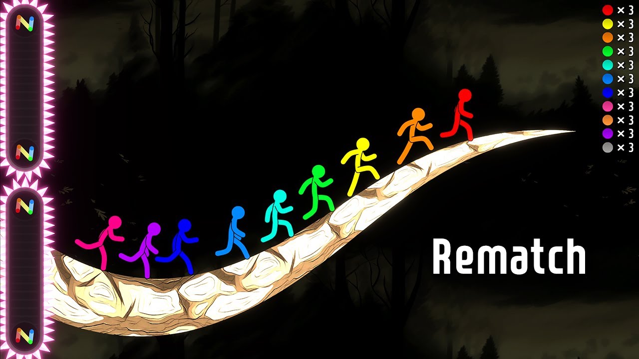 Гонка на выживание: Странные лозы (реванш) — гонка стикменов и тряпичных кукол