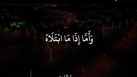 سعد الغامـدي سورة الفجر