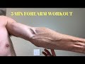 5 minute forearm workout at home