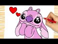 How To Draw Valentines ANGEL I Easy
